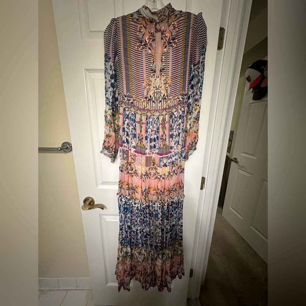 Anthropologie - ANASTASIA Colorful Boho MAXI DRESS - Size XS - Picture 10 of 16